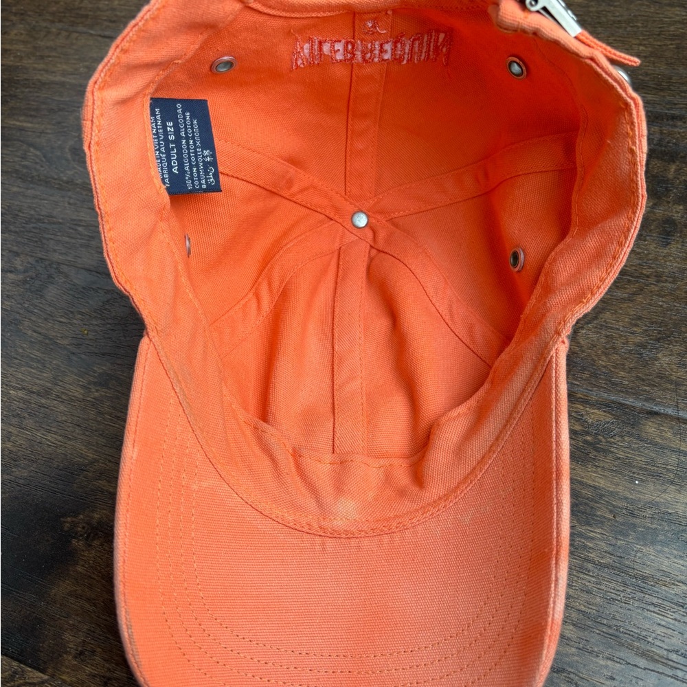 Orange Turtle Embroidered Cap - Picture 4 of 4